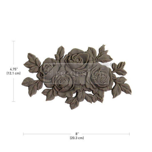 Décor Poly™ - Timeless Petals | 4.75"x8" | Bendable | Furniture Appliqué | Redesign with Prima