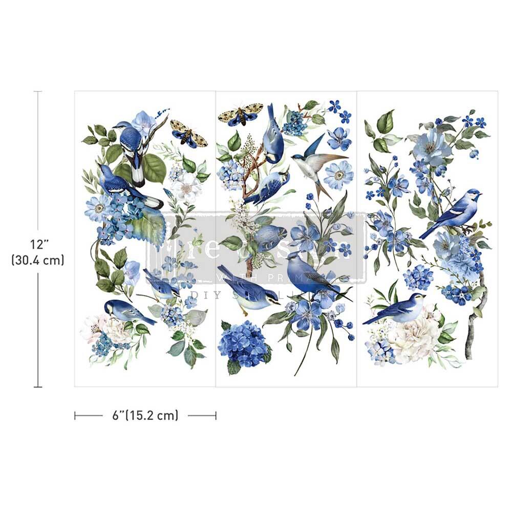 Mini Decor Transfers® - Garden Whispers | 3 sheets, 6” x 12” | Redesign with Prima