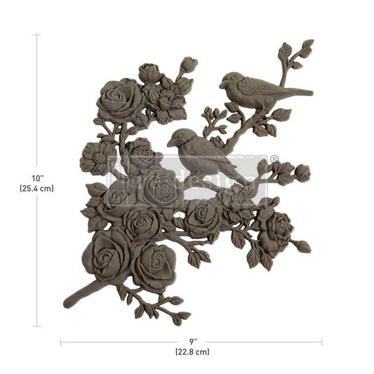 Décor Poly™ - Serene Perch (left) | 1 pc, 10"x9" | bendable poly | Furniture Appliqué | Redesign with Prima