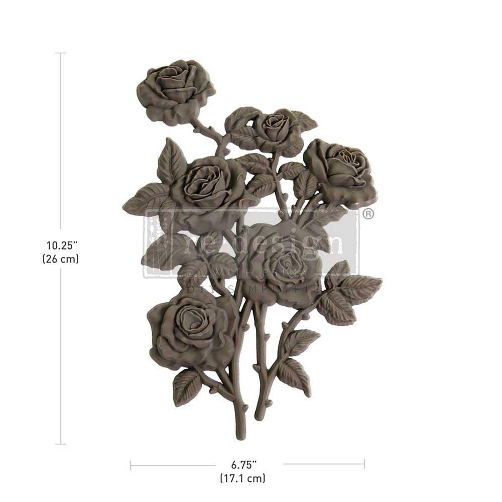 Décor Poly™ - Ethereal Bouquet | Bendable-10.25"x6.75" | Furniture Appliqué | Redesign with Prima