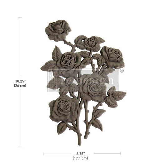 Décor Poly™ - Ethereal Bouquet | Bendable-10.25"x6.75" | Furniture Appliqué | Redesign with Prima