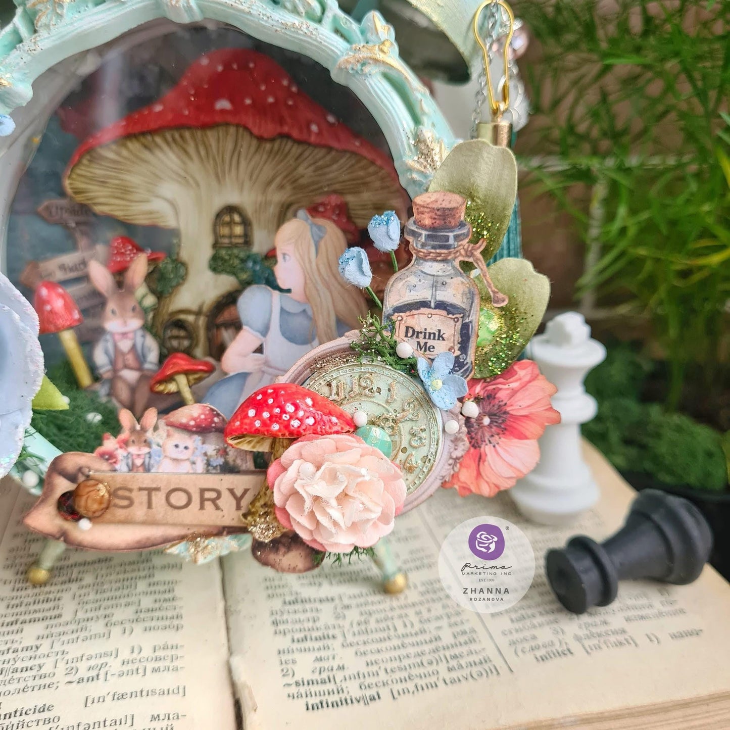 Return to Wonderland Collection SIIC, Crystal Embellishments | Pkg-48 pcs | Prima Marketing, Inc.