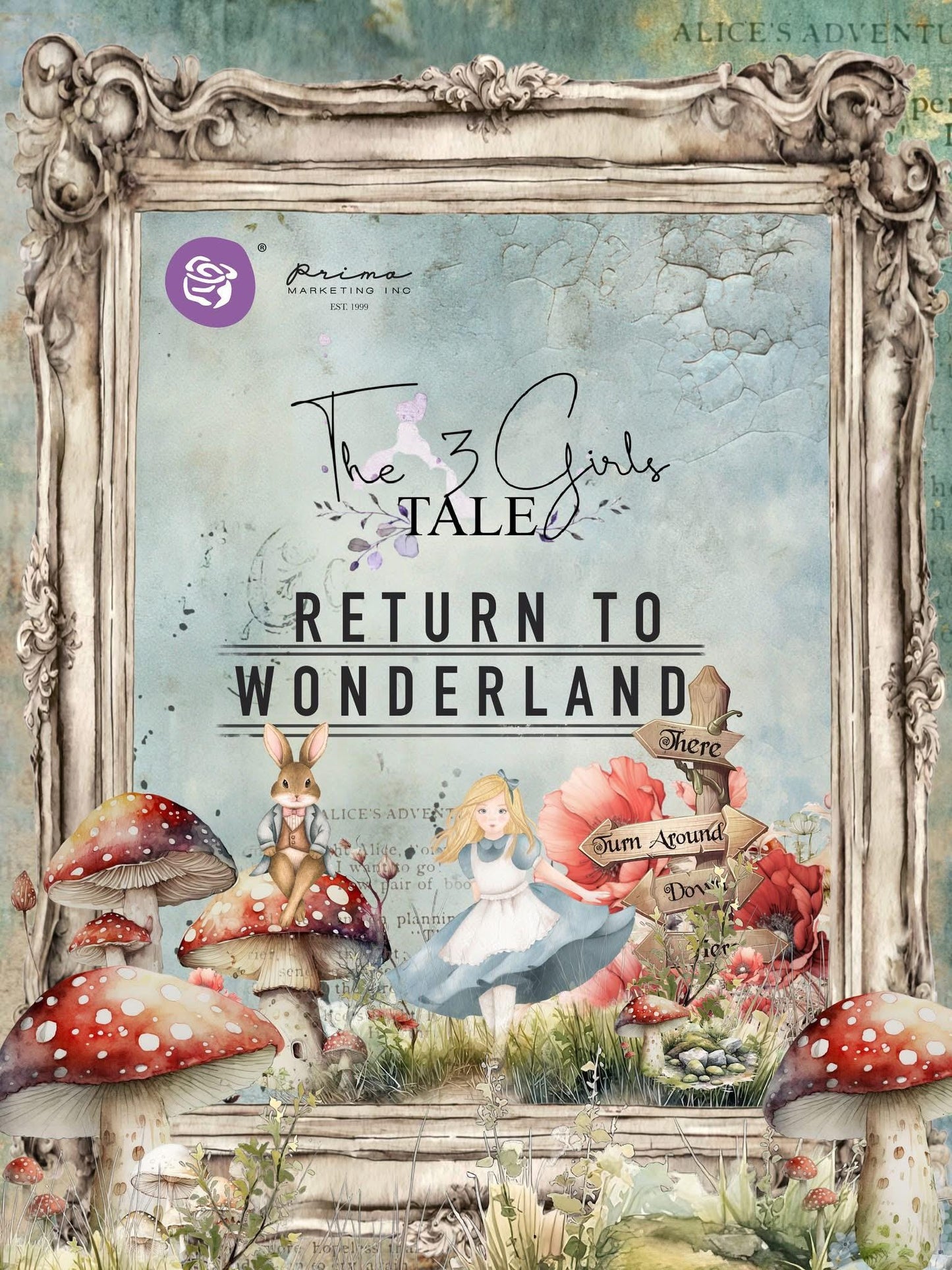 Return To Wonderland Collection Chipboard Stickers - 49 pcs | Prima Marketing Inc.