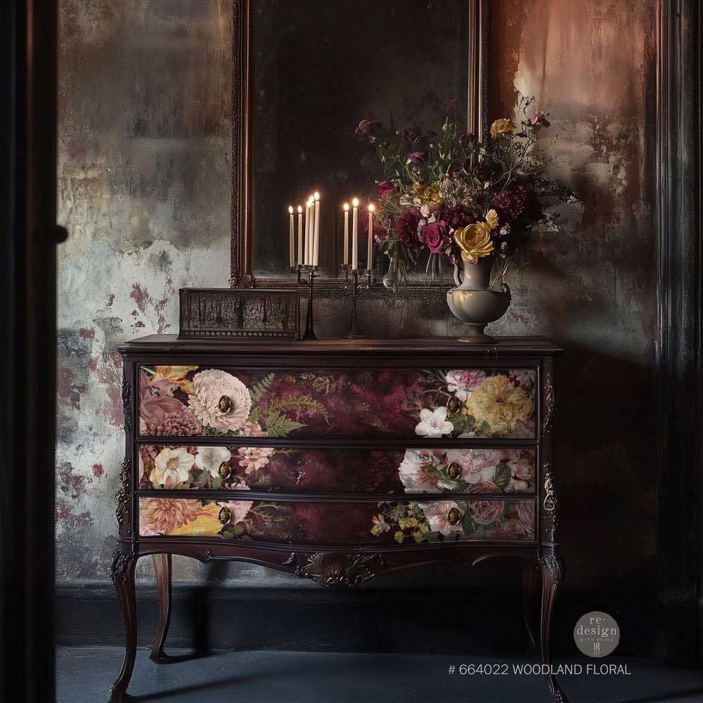 Large Decor Transfers® - Woodland Floral | 24”x30” | Redesign with Prima