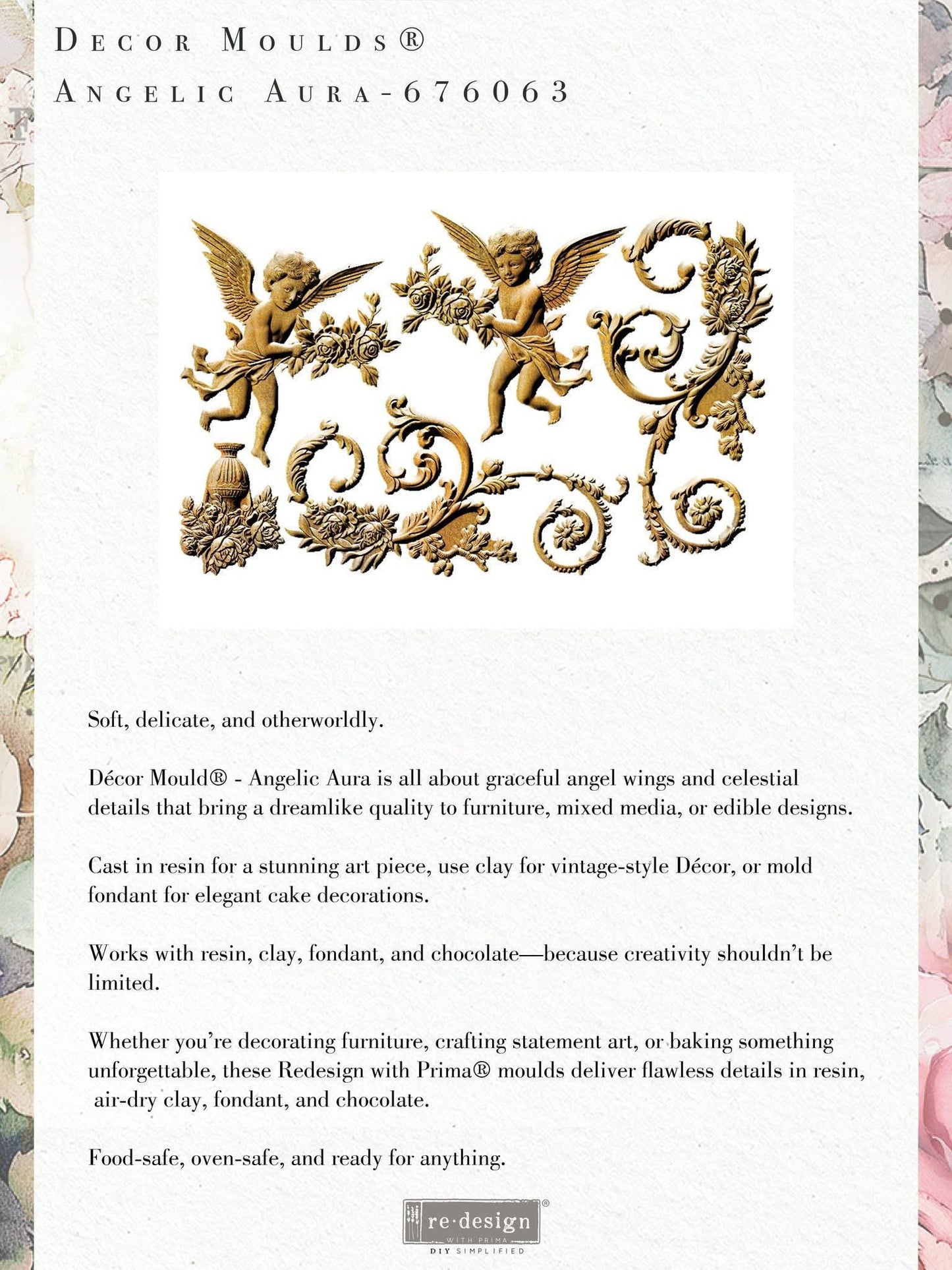Decor Mould® - Opulent | 5”x8”x8mm | Redesign with Prima