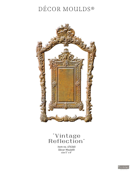Decor Mould® - Vintage Reflection | 5”x8”x8mm | Redesign with Prima