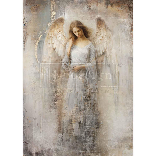 A1 Decoupage Fiber - Divine Messenger | 1 sheet, 23.4 x 33.1” | Redesign with Prima