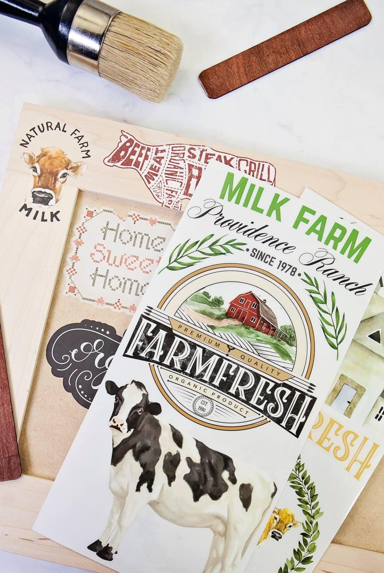 Mini Decor Transfers® - Home and Farm | 6"x12"-3 sheets | Redesign with Prima