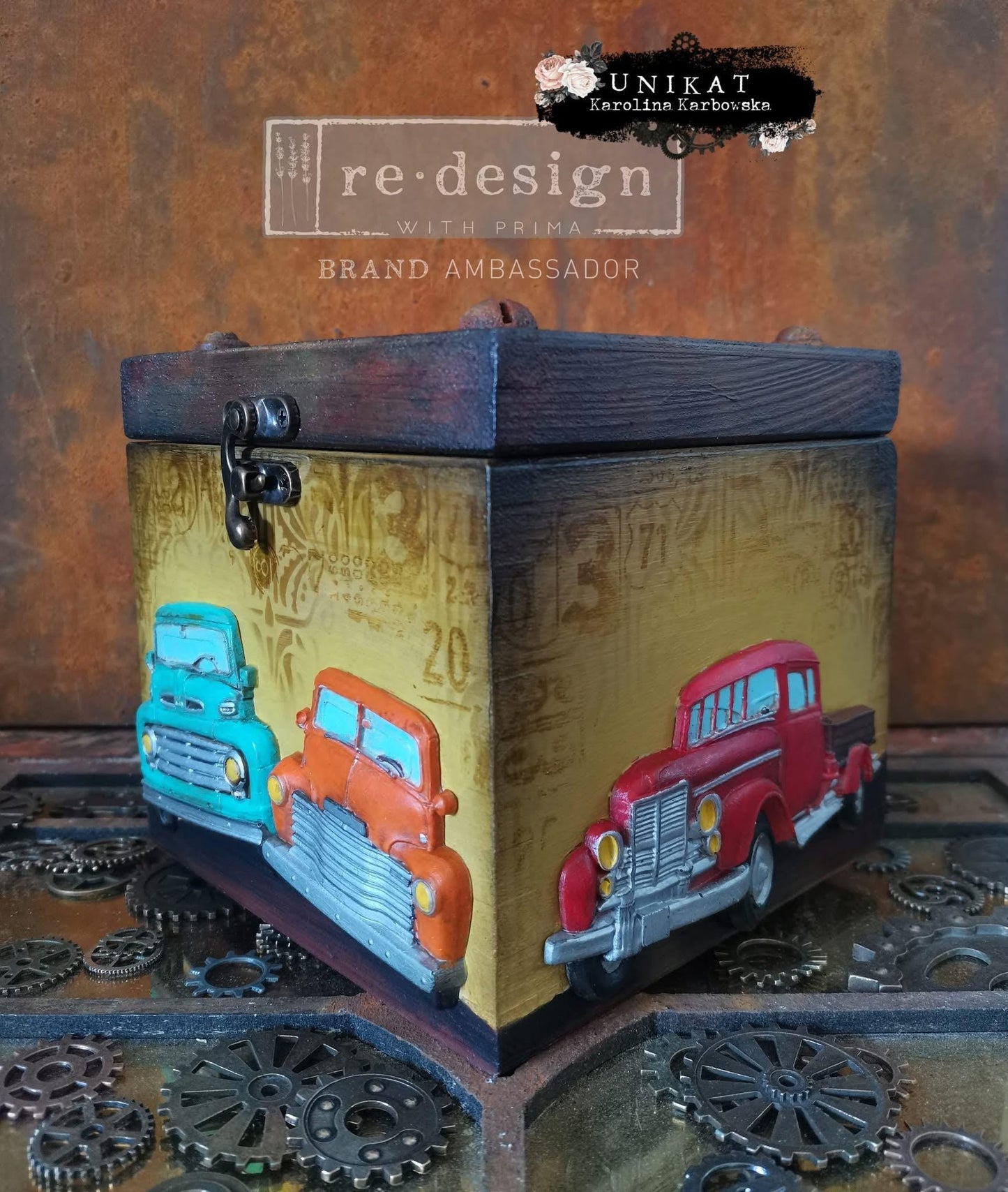 Decor Mould® - Trucks | 5”x10”x8mm | Redesign with Prima