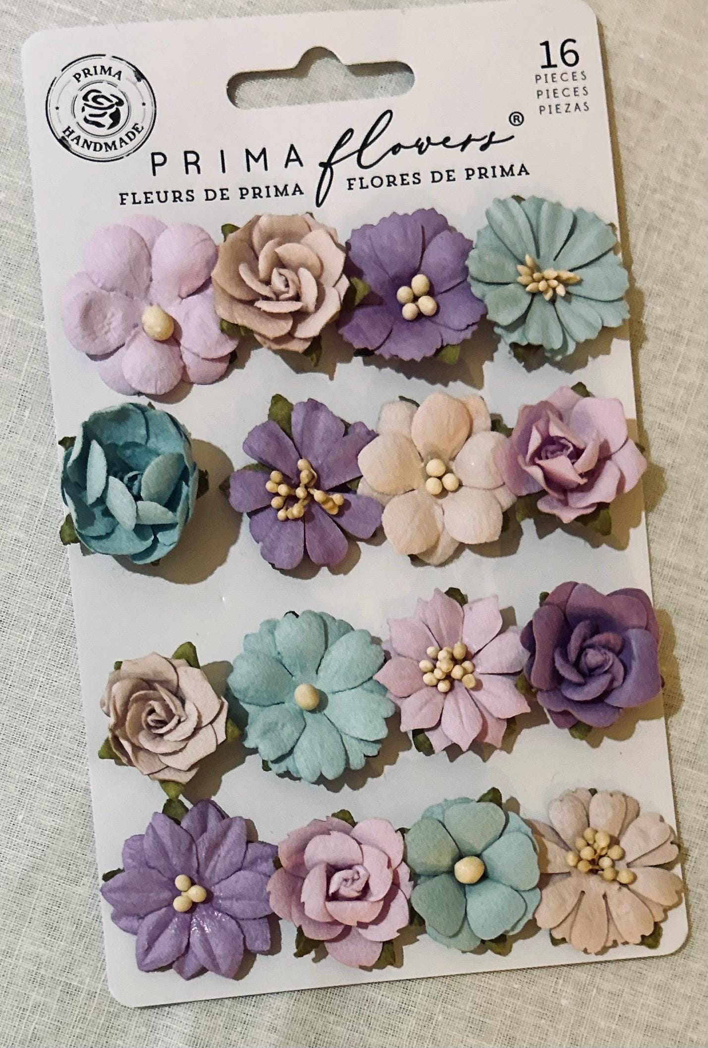 A Mermaid's Tale Collection Flowers - Sea Treasures, 16 pcs | Three Girls Tale | Prima Marketing Inc