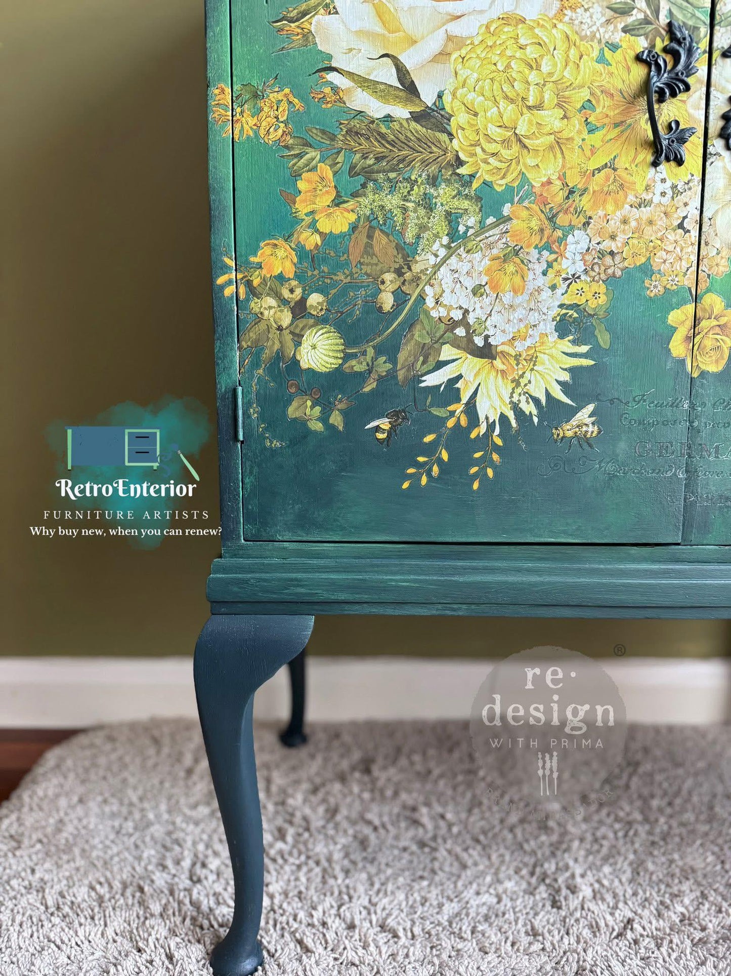 Large Decor Transfers® - Sunlit Serenade | 4 sheets, 24”x35” | Redesign with Prima