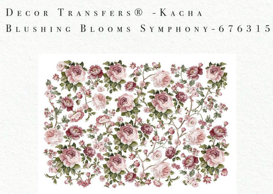 Large Decor Transfers® - Blushing Blooms Symphony | Kacha | 24”x35” | Redesign with Prima