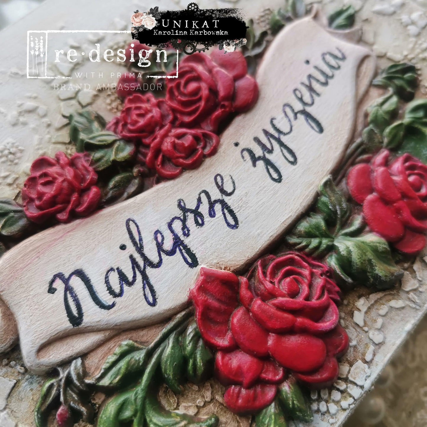 Decor Mould® - Blooming Banners | 5”x10”x8mm | Redesign with Prima