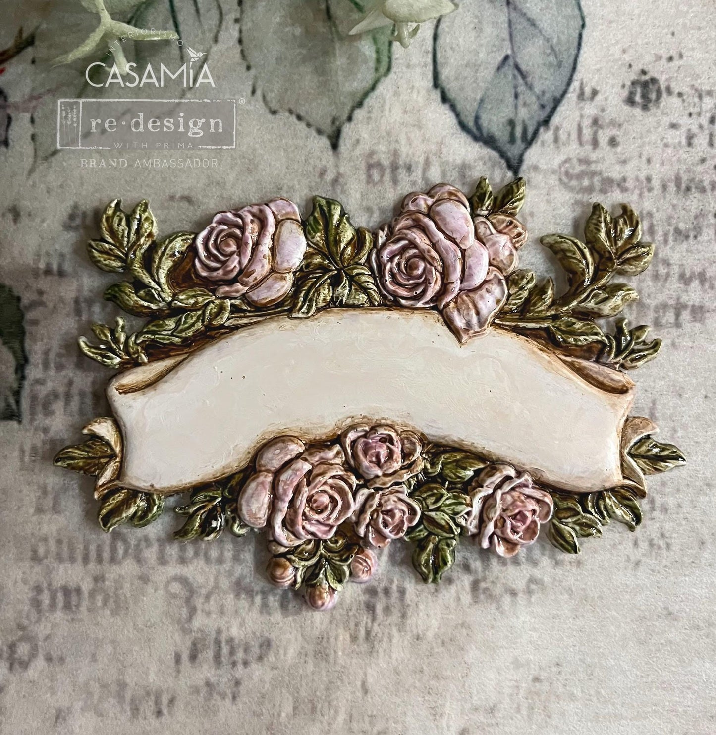 Decor Mould® - Blooming Banners | 5”x10”x8mm | Redesign with Prima