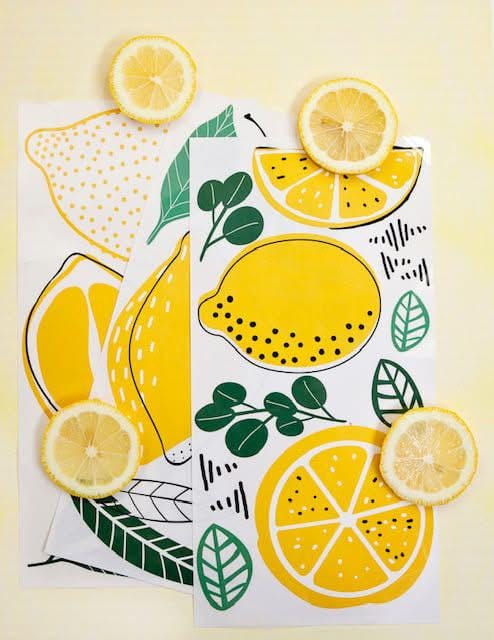 Mini Decor Transfers® - Lemon | 6"x12"-3 sheets | Redesign with Prima
