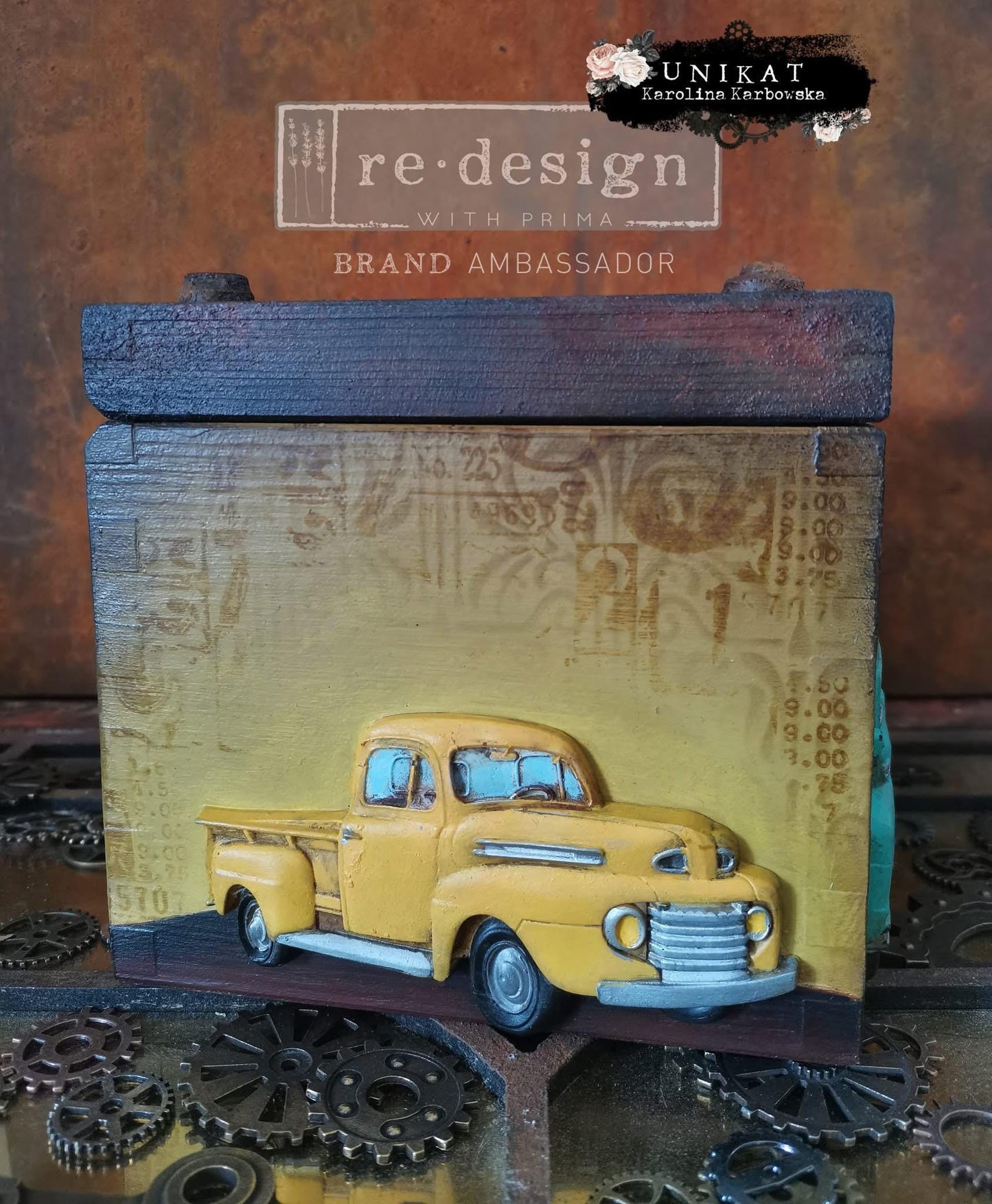 Decor Mould® - Trucks | 5”x10”x8mm | Redesign with Prima
