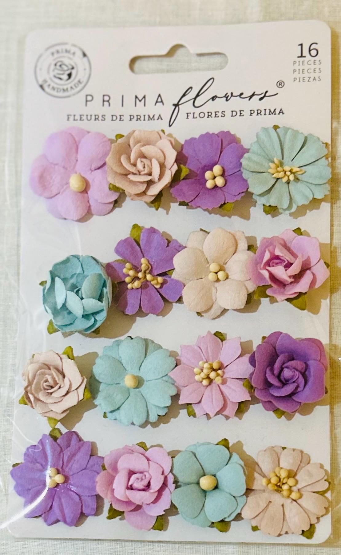 A Mermaid's Tale Collection Flowers - Sea Treasures, 16 pcs | Three Girls Tale | Prima Marketing Inc