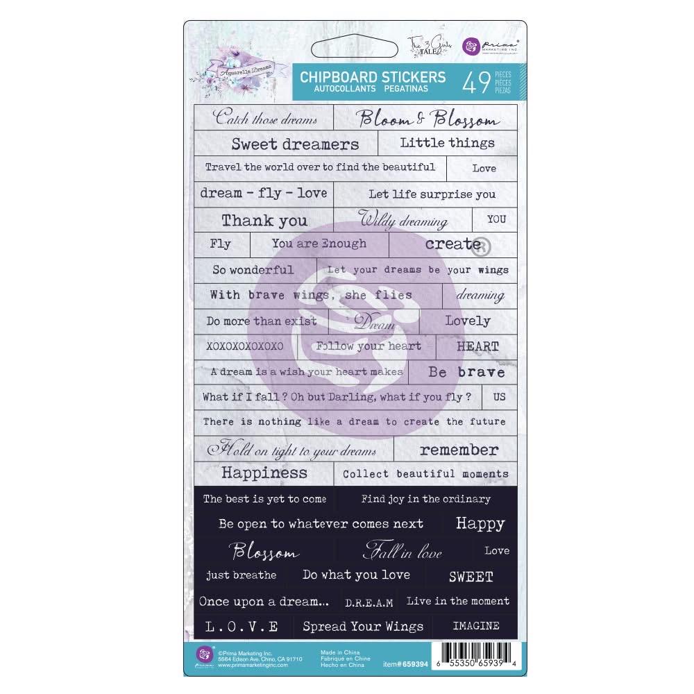 Aquarelle Dreams Mini Decor Mould® | 3.5”x4.5” mould | Three Girls Tale | Prima Marketing Inc