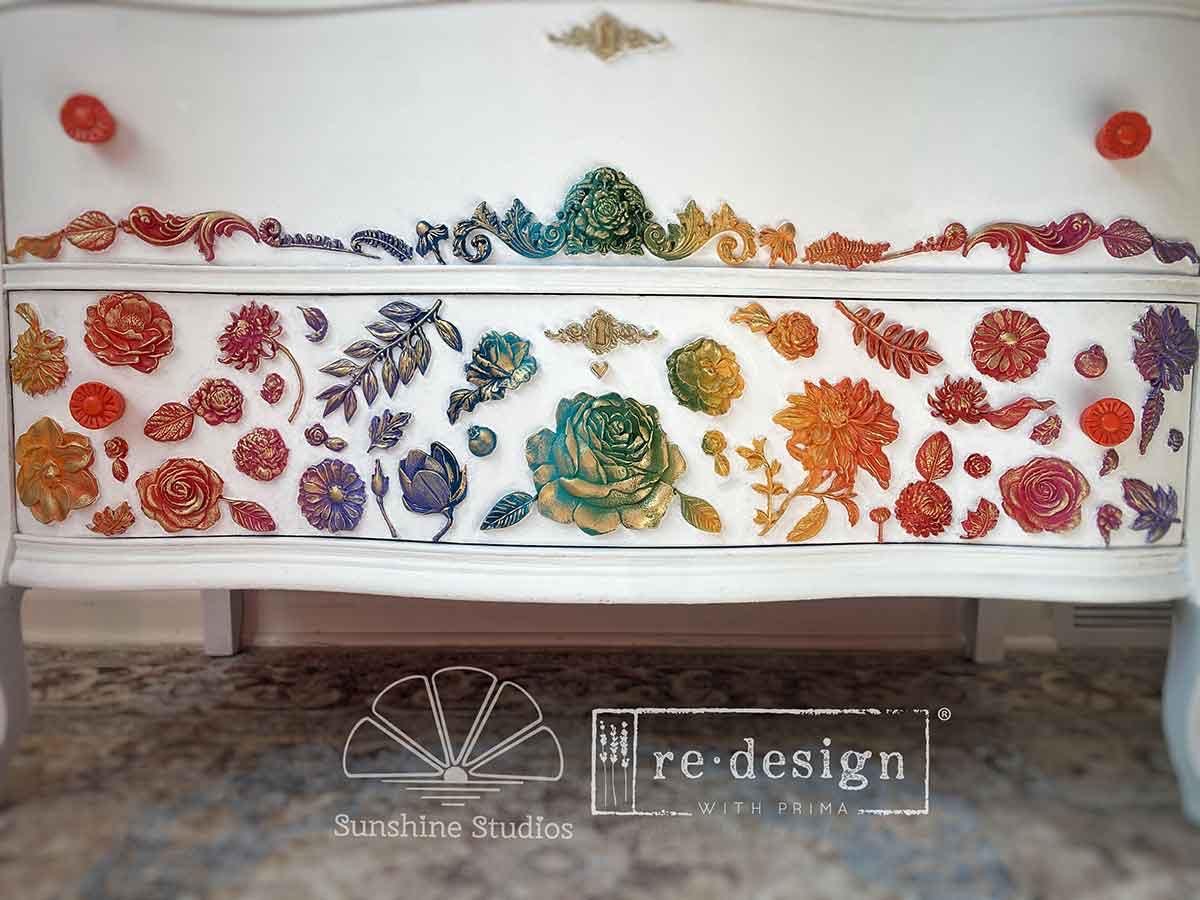 Decor Mould® - Botanist Floral | 5”x8”x8mm | Redesign with Prima