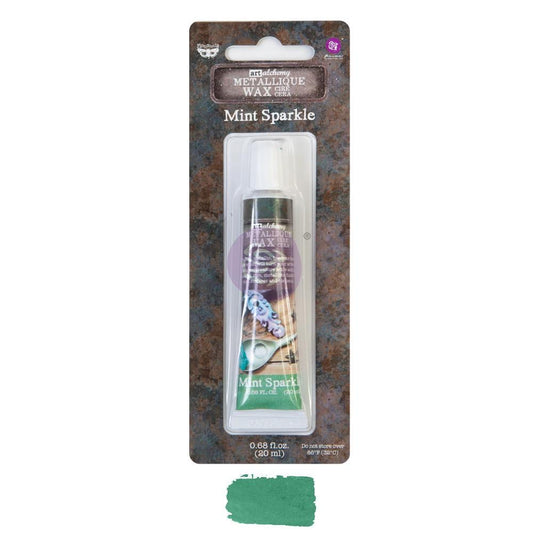 Metallic Wax - Mint Sparkle | 1 pc, .68oz (20ml) | Redesign with Prima | Finnabair