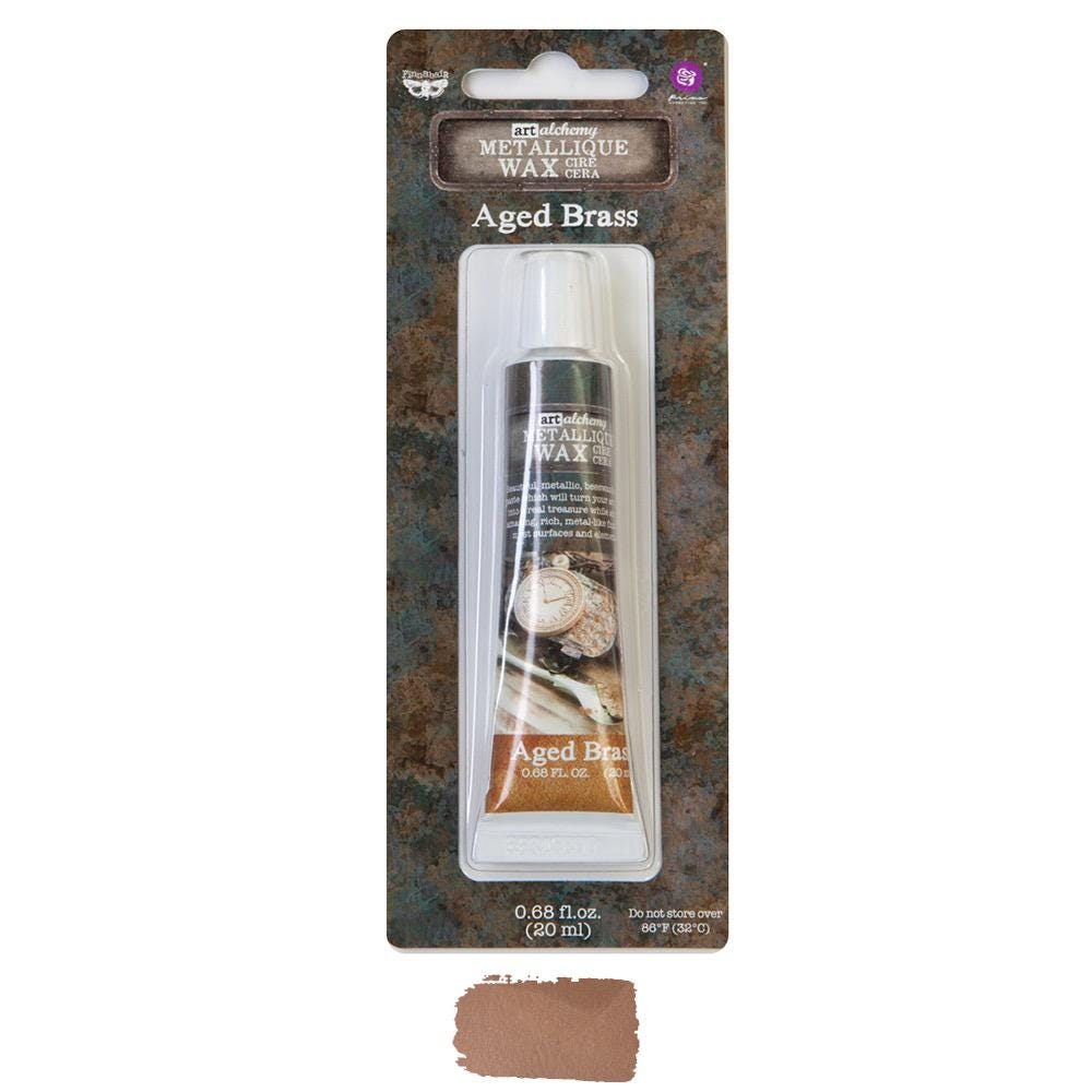 Metallic Wax - Aged Brass | 20ml | Finnabair | Redesign with Prima
