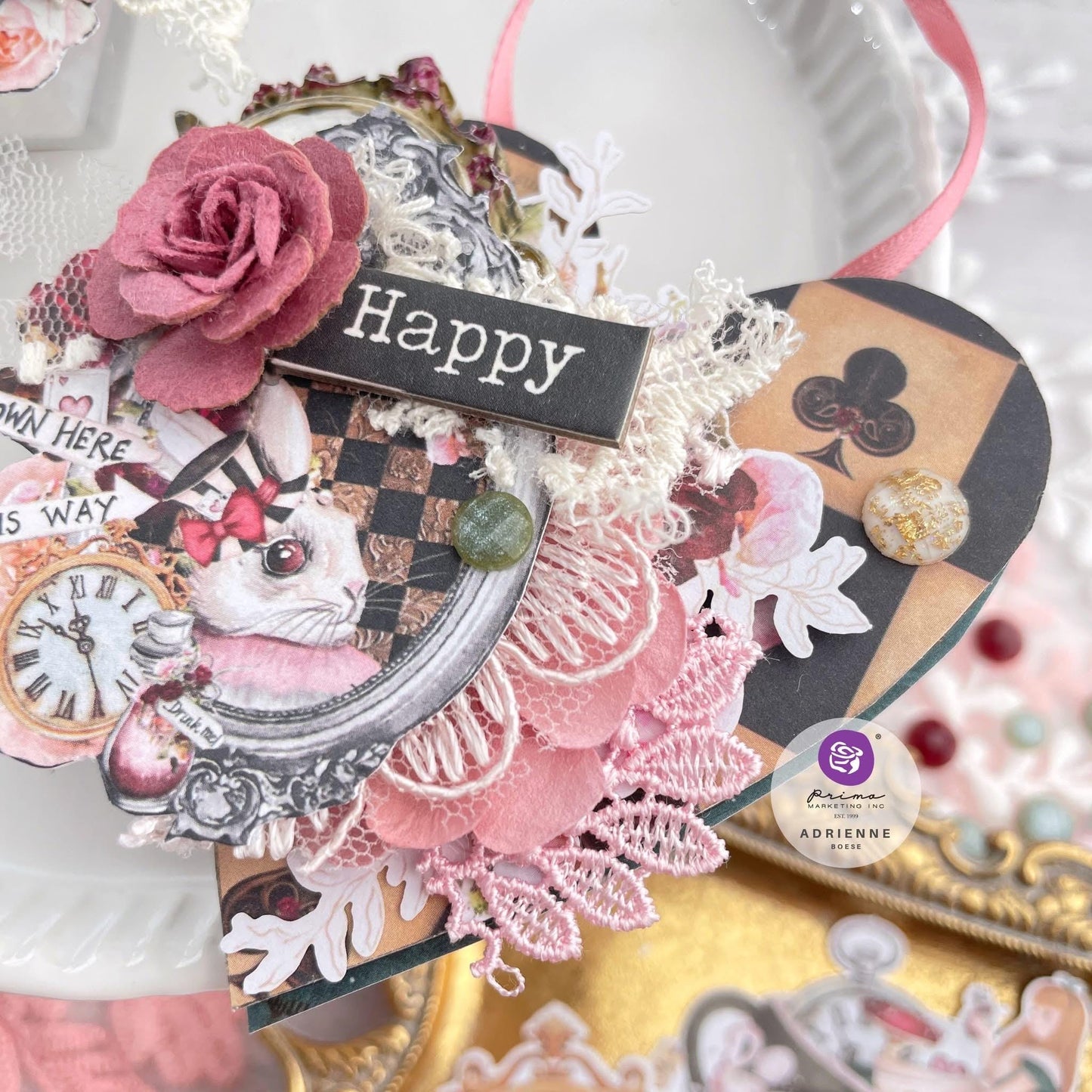 Lost in Wonderland Collection Ephemera, 58 pcs | Prima Marketing Inc.