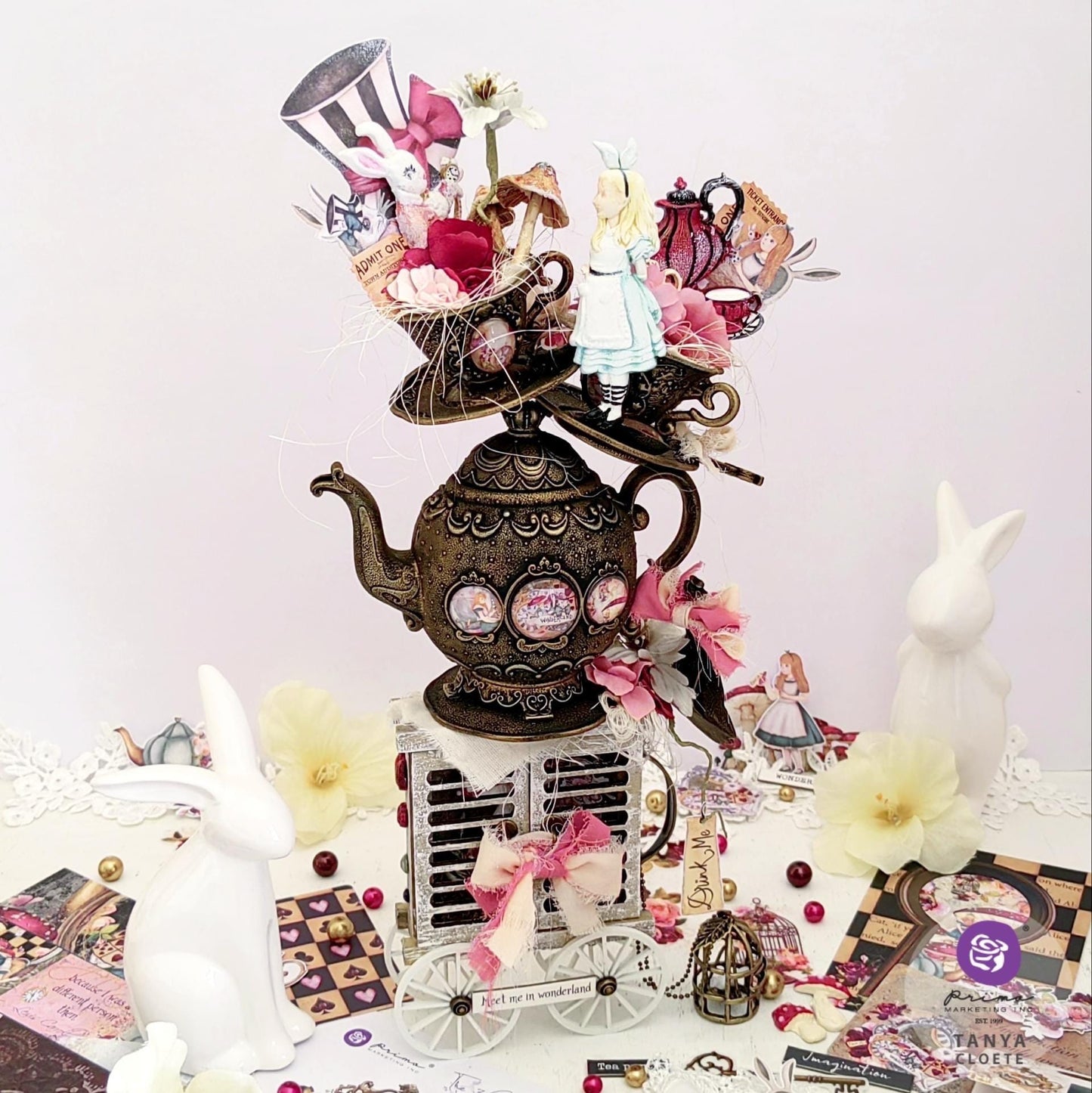 Lost in Wonderland Collection Vellum Ephemera - 46 pcs | Prima Marketing Inc®