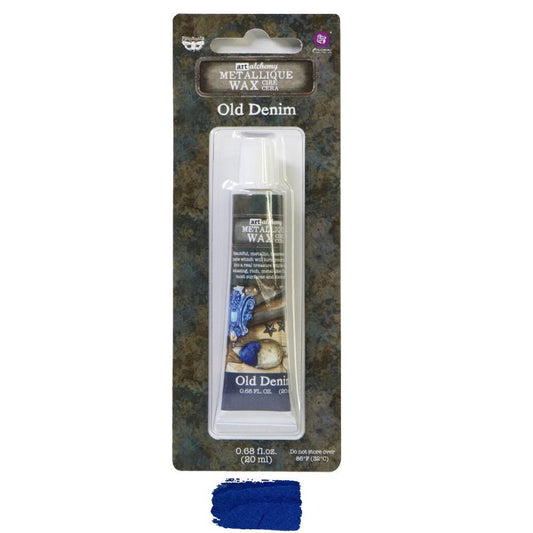Metallic Wax - Old Denim | Finnabair | 20ml | Redesign with Prima