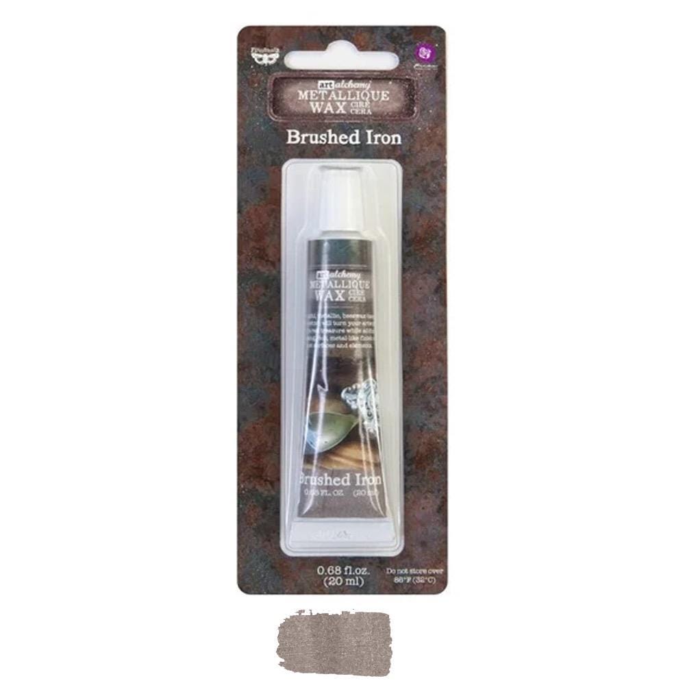 Metallic Wax - Brushed Iron | 20ml | Finnabair | Redesign with Prima
