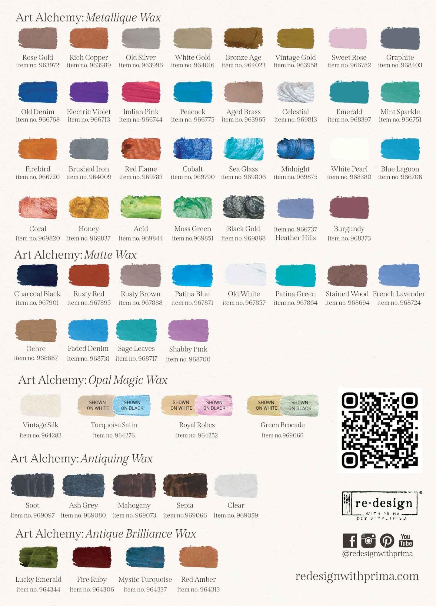 Opal Magic Wax - Turquoise Satin | Art Alchemy | 20ml | Redesign with Prima