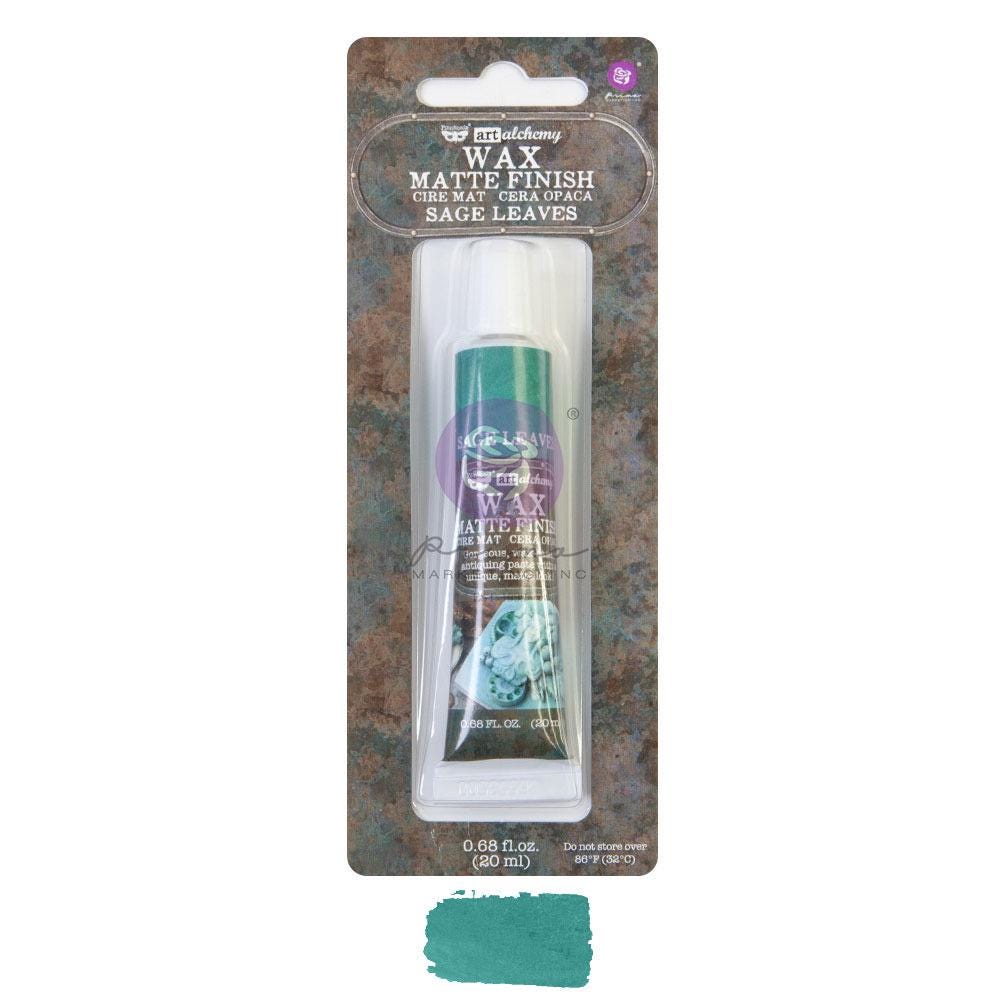 Matte Wax - Sage Leaves | Finnabair | 20ml | Redesign with Prima