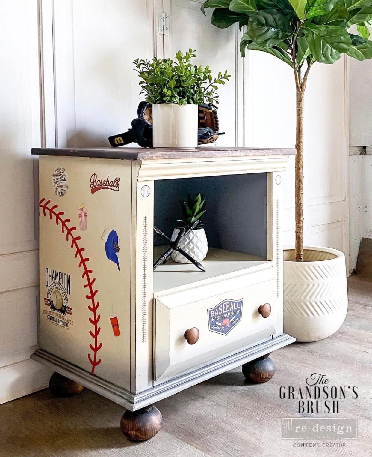Mini Decor Transfers® - Baseball | 6"x12"-3 sheets | Redesign with Prima