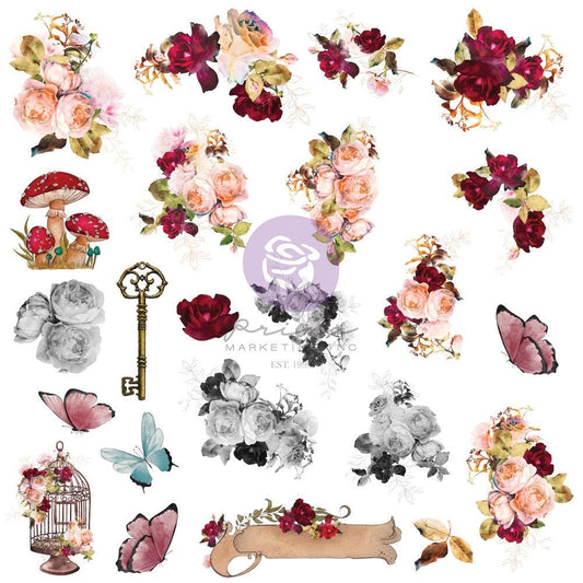 Lost in Wonderland Collection Vellum Ephemera - 46 pcs | Prima Marketing Inc®