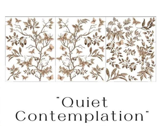Middy Decor Transfers® - Quiet Contemplation | 3 sheets, 8.5”x11” | Redesign with Prima
