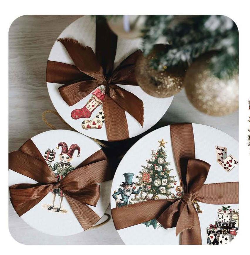 Middy Decor Transfers® - Whimsical Holiday Dreams | 4 sheets, 8.5”x11”| Redesign with Prima