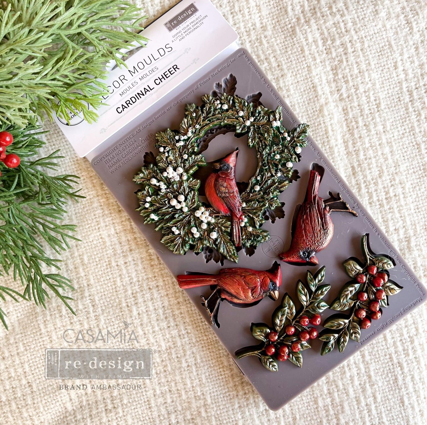 Middy Decor Transfers® - Yuletide Nostaligia | 4 sheets, 8.5”x11” | Redesign with Prima