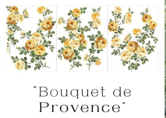 Middy Decor Transfers® - Bouquet de Provence | 3 sheets, 8.5”x11” | Redesign with Prima