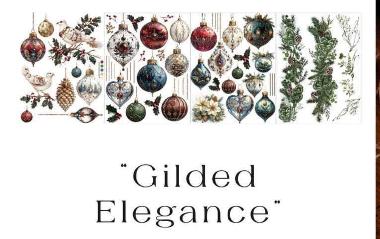 Middy Decor Transfers® - Gilded Elegance  | 8.5”x11”, 4 sheets | Redesign with Prima