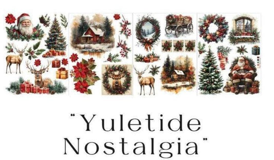 Middy Decor Transfers® - Yuletide Nostaligia | 4 sheets, 8.5”x11” | Redesign with Prima