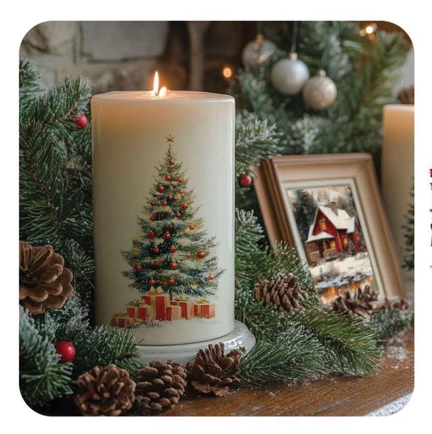 Middy Decor Transfers® - Yuletide Nostaligia | 4 sheets, 8.5”x11” | Redesign with Prima