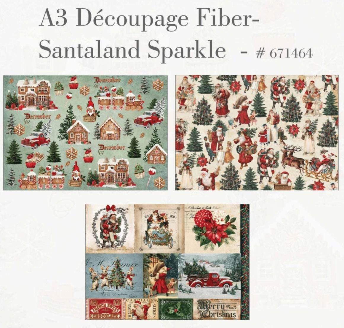 Middy Decor Transfers® - Yuletide Nostaligia | 4 sheets, 8.5”x11” | Redesign with Prima