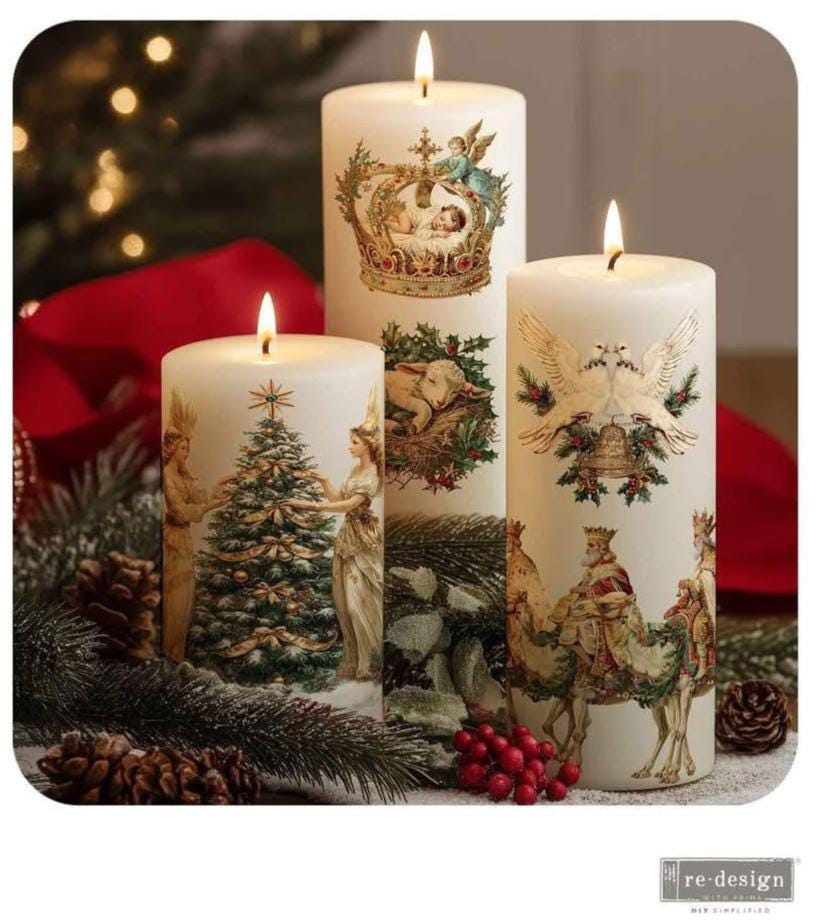 Middy Decor Transfers® - Sacred Night | 4 sheets, 8.5”x11” | Redesign with Prima