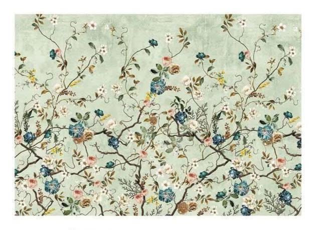 A1 Decoupage Fiber - Blossom Perch | 23.4”x33.1” | Redesign with Prima