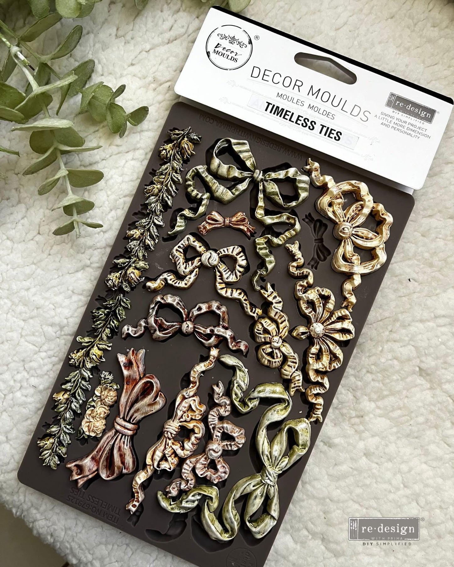 Decor Mould® - Timeless Ties | 5”x8”x8mm | Redesign with Prima