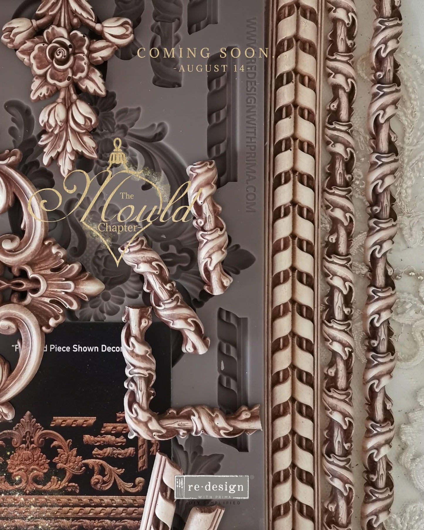 Decor Moulds® - Regal Flourish | 5”x10”x8mm | Redesign with Prima