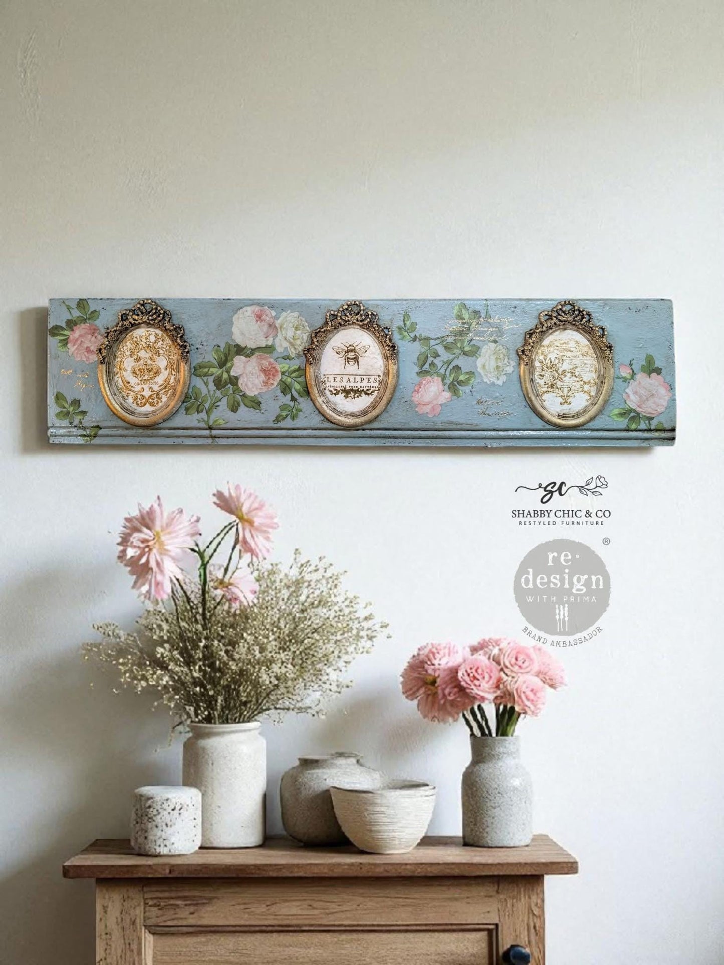 Middy Decor Transfers® - Label De Luxe Foil | Kacha | 2 sheets, 8.5 x 11” | Redesign with Prima