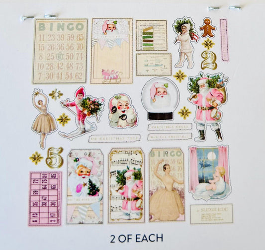 Christmas Market Collection Ephemera, 58 pcs | Prima Marketing, Inc.
