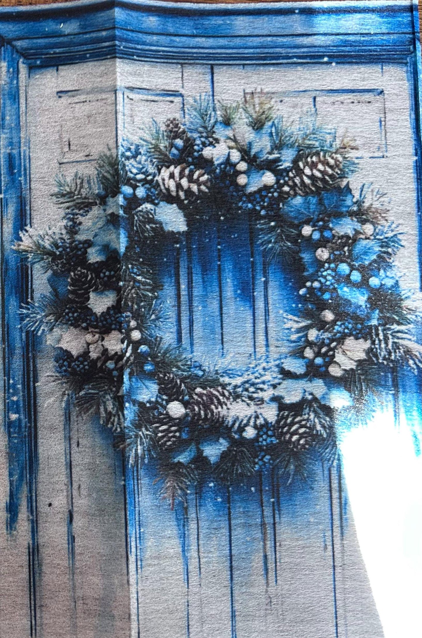 A4 Decoupage Fiber - Wreath of Whispers | 8.3"x11.7" | Redesign with Prima