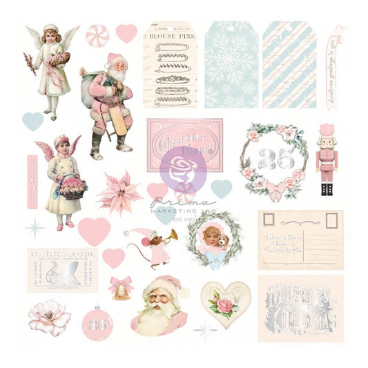 Christmas Sparkle Collection Ephemera, 33 pcs | Frank Garcia |  Prima Marketing, Inc.