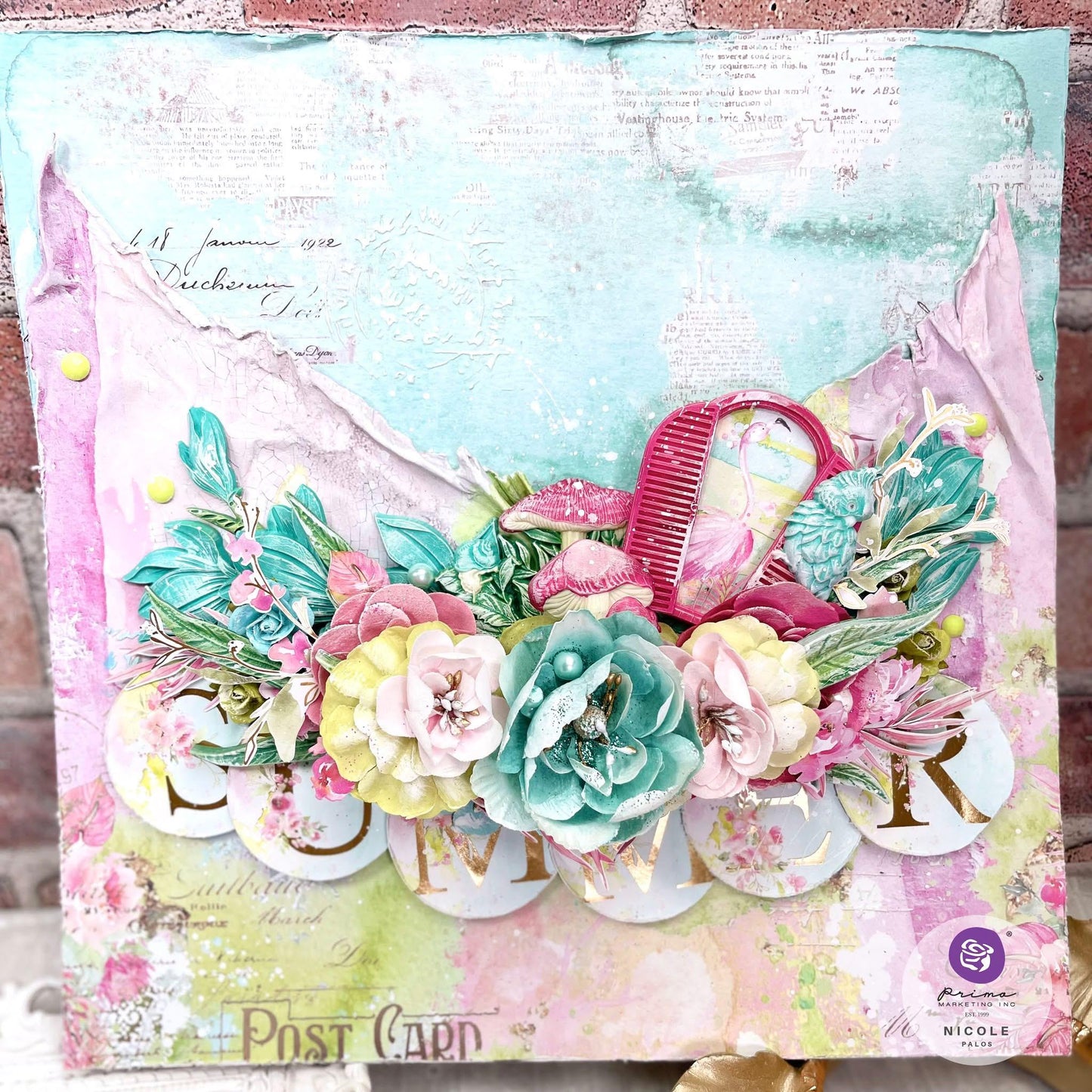 Postcards from Paradise Collection Envelopes | 10 pcs, 3.5"x5" | Prima Marketing, Inc.